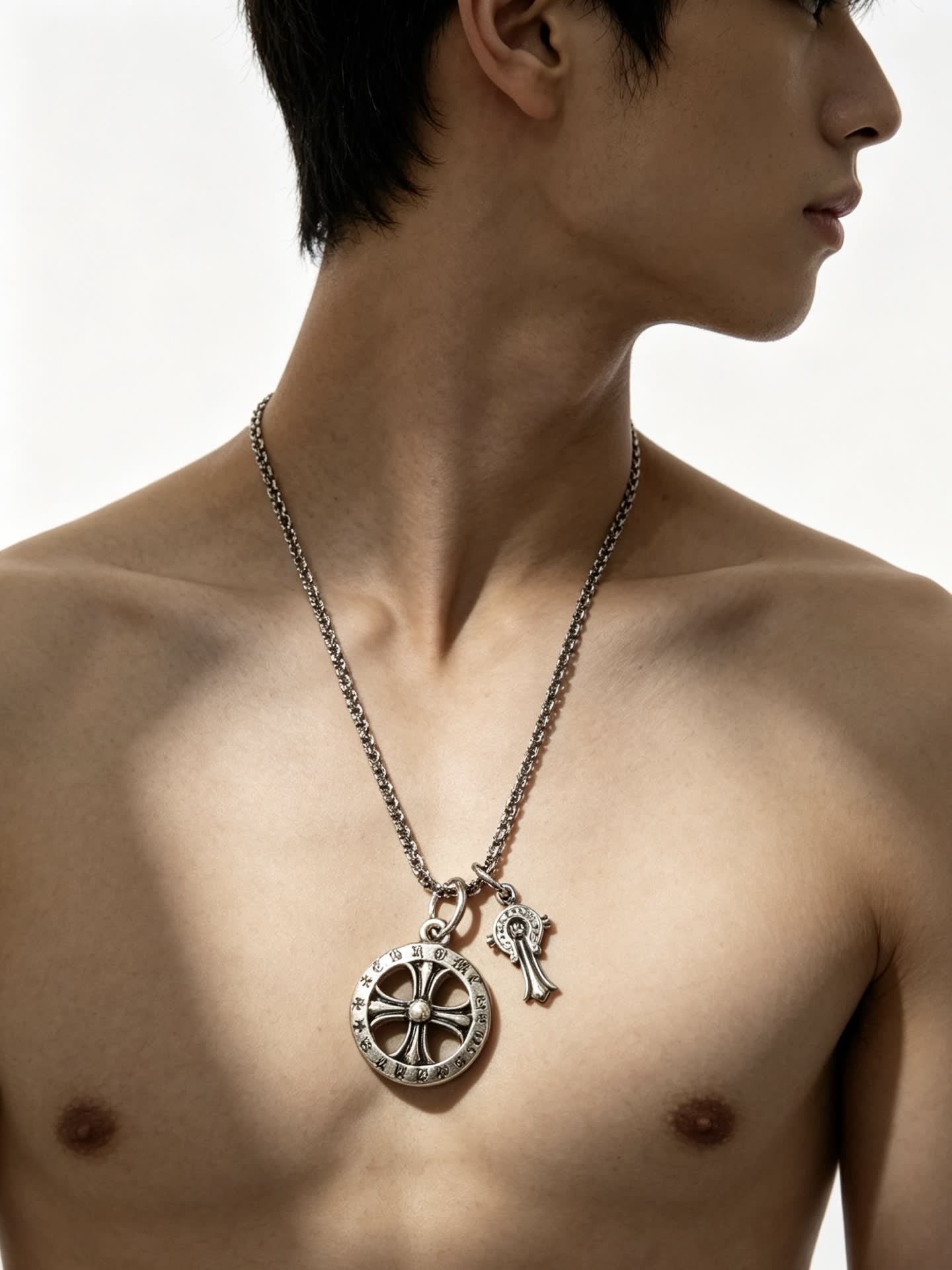 Chrome Hearts Aurelius Sterling Silver Necklace